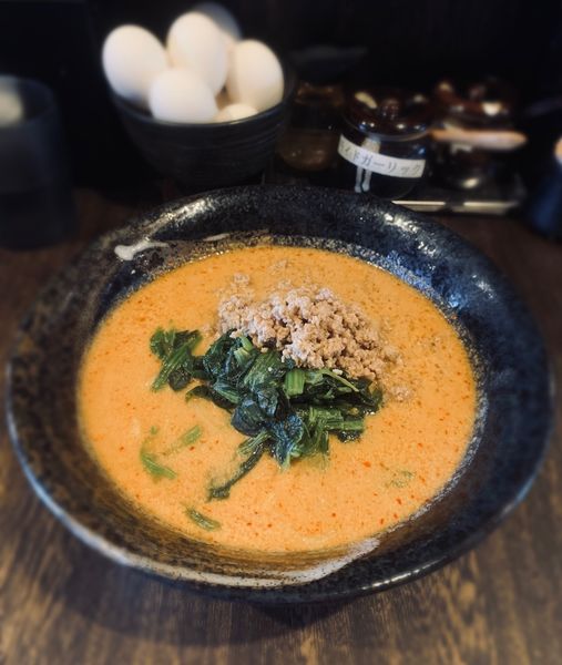 「護摩龍担担麺（￥850）」@地獄の担担麺 護摩龍 五反田店の写真