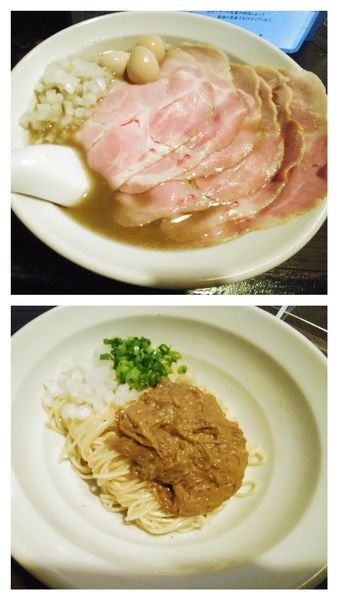 「煮干そばclassic＋肉増し＋うずら味玉他」@灰汁中華 丿貫 福富町本店の写真