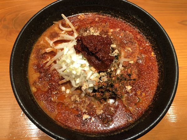 「麻辣担担麺　衝激辛シビ７辛　￥１１００」@Hino担担麺 kokuuの写真