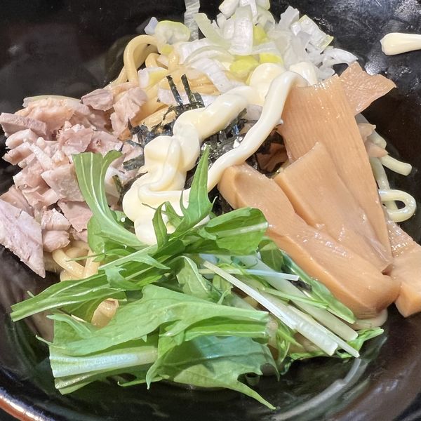 「油そば」@横浜家系ラーメン 壱角家 新橋店の写真