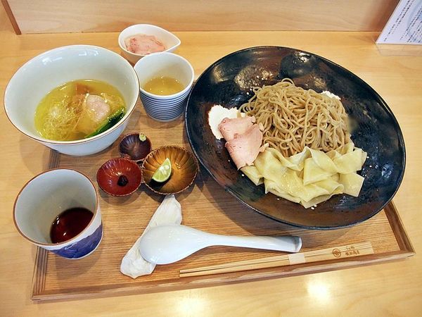 「しおつけ麺」@飯田商店 湯河原本店の写真