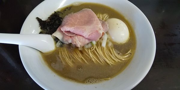 「限定4 平子とうるめの煮干そば+味玉」@と多゛食堂の写真