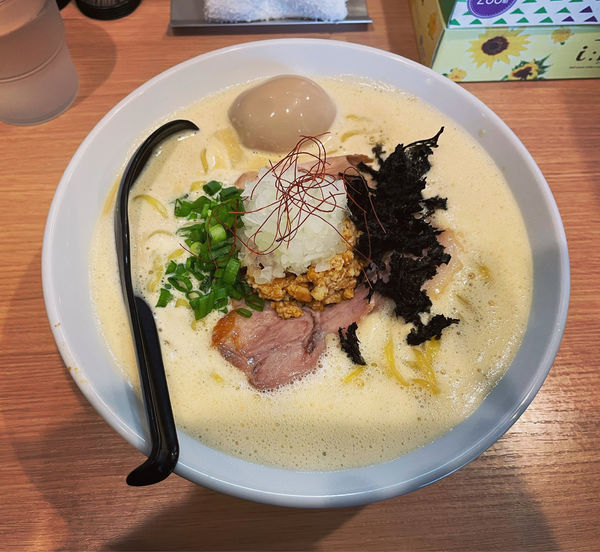 「限定　あん肝みそ白湯」@らーめんよっちゃん（仮）の写真