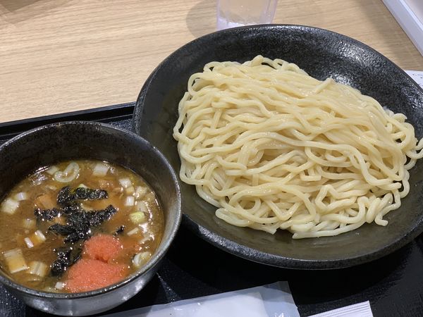 「明太子つけ麺」@つけめん専門店 五常 溝口店の写真