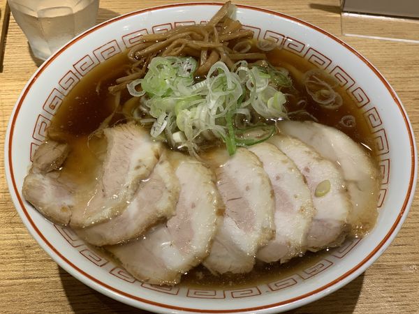 「中華そば（限定麺）チャーシュー全部バラ」@超多加水自家製手揉み麺 きたかた食堂の写真