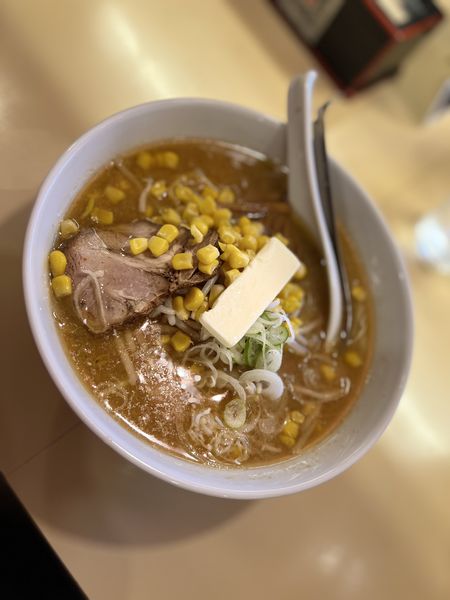 「バターコーン(味噌らーめん)850円」@味噌らーめん 宮本太郎。の写真