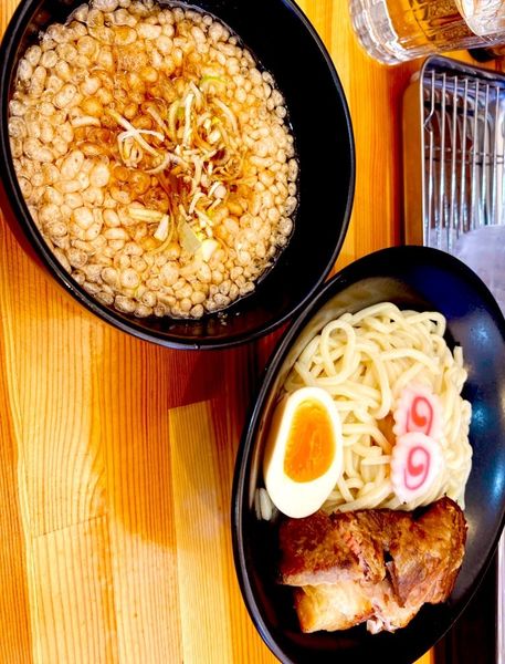 「天玉つけ麺【しょうゆ】870円」@麺屋 のの 18の写真