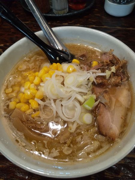 「【限定】極味噌ラーメン840円コーン(クーポン)」@北のらーめん 美空の写真