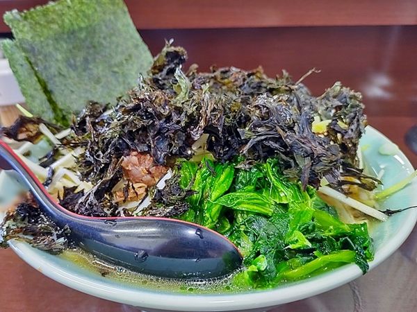 「ネギラーメン 岩海苔」@ラーメンショップ 二ツ橋店の写真