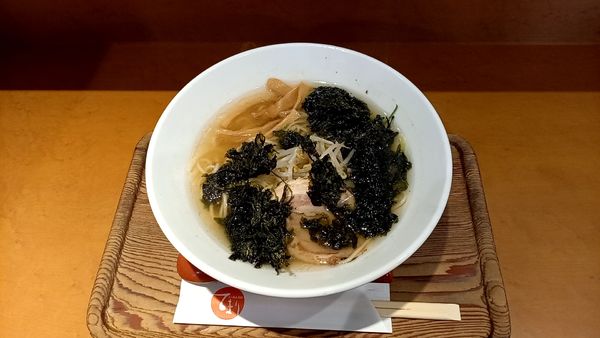 「岩のりらーめん」@ラーメン茶屋 てまりの写真