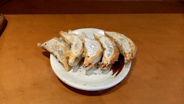 「自家製手ごね餃子」@ラーメン茶屋 てまりの写真