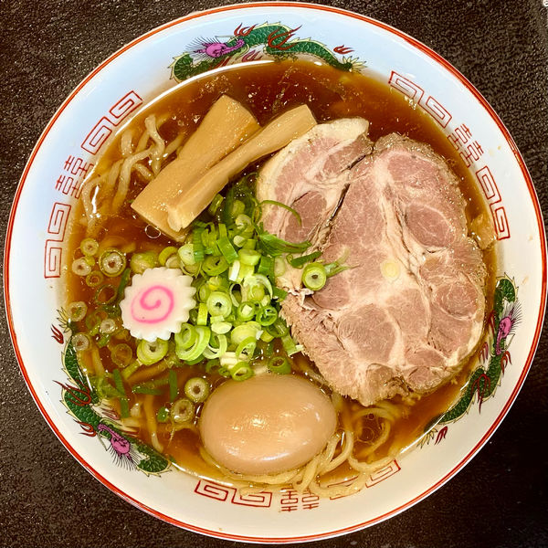 「中華そば大盛 ¥900円（味玉サービスCP）」@中華そば ふじ野の写真