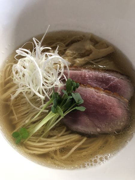 「淡麗鴨中華そば　白醤油　840円」@鴨麺処 和の写真