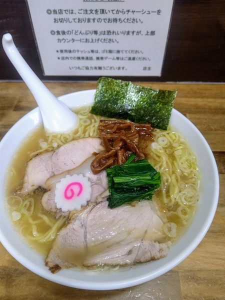 「しおラーメン大盛」@オランダ軒の写真