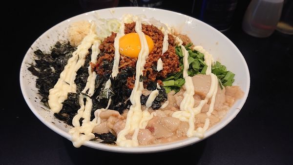 「台湾混ぜ蕎麦 麺少なめ アブラ ホアジャオ ニンニク少し」@豚風。の写真