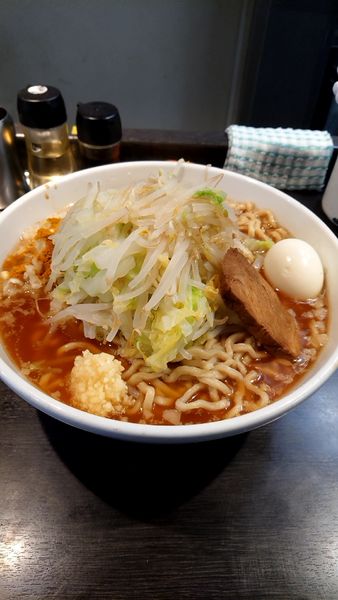 「ラーメン中690円麺増し300g150円」@麺屋 婆娑羅の写真