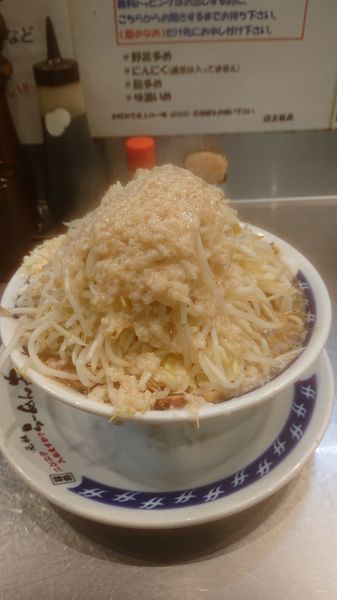 「ラーメン  野菜マシ  ニンニク  アブラ」@らーめん大 大森店の写真