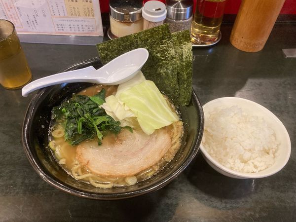 「豚骨醤油　並」@らあめん 万咲の写真