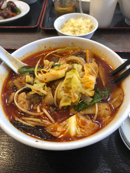 「牛肉麺(辛口)」@中華料理 香香の写真