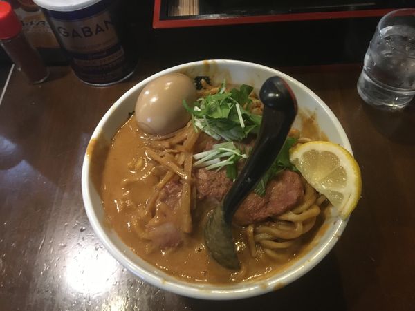 「超絶濃厚鶏そば+麺大盛り(400g)+味玉」@超絶濃厚鶏そば きりすて御麺の写真