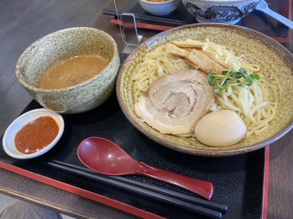 「辛つけ麺」@てんがららーめん 亀有店の写真