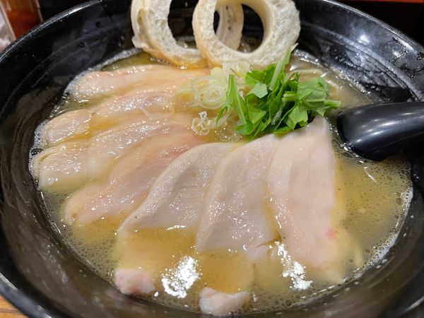 「鶏塩＋煮干しオイル」@らーめん専門 和海の写真