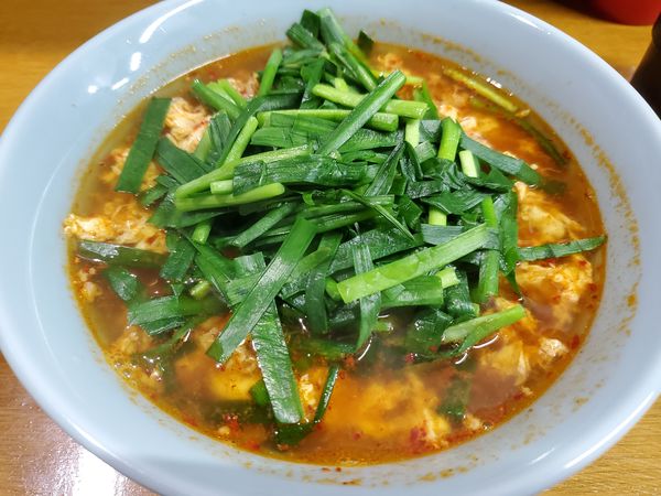「タンタンメン・中辛＋ニラ」@タンタンメン金家 伊勢佐木町店の写真