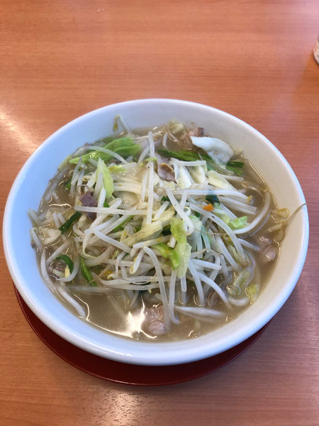 「野菜たっぷりタンメン　餃子セット　730円」@日高屋 水天宮前店の写真