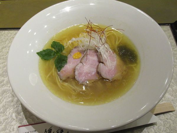 「特製ラーメン（1,300円）」@江戸前つけ麺 銀座 魄瑛の写真