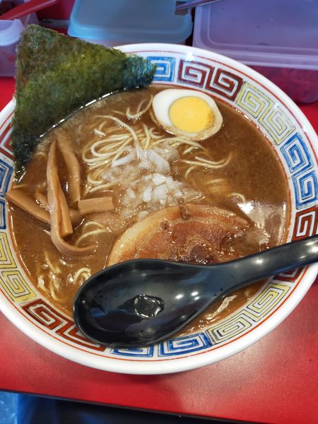 「とんこつ正油」@長浜らーめん 世田谷店の写真