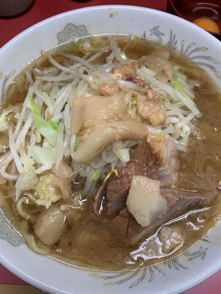 「ぶた二枚入小ラーメン」@ラーメン二郎 環七一之江店の写真