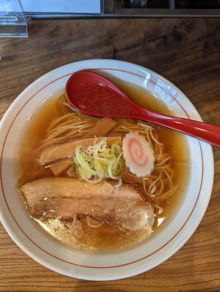 「ラーメン＋ミニご飯セット」@ひよこラーメンの写真