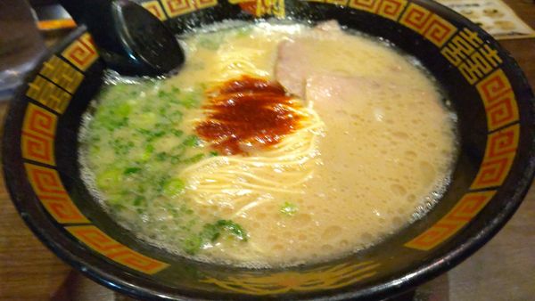 「ラーメン+替え玉1100円」@一蘭 前橋インター店の写真
