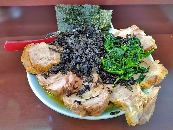 「ネギチャーシューメン 岩海苔」@ラーメンショップ 二ツ橋店の写真