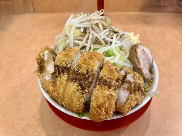「カツ二郎 1200円」@麺屋 絆の写真