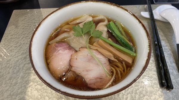 「海老雲呑そば」@麺屋さすけ 本店の写真