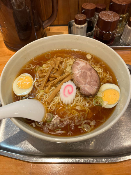 「中華そば 810円、ゆで玉子 60円」@保谷大勝軒の写真