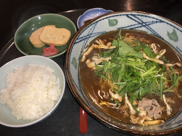 「昼定食セット＋替え玉（800＋100円）」@北大路カレーうどんの写真