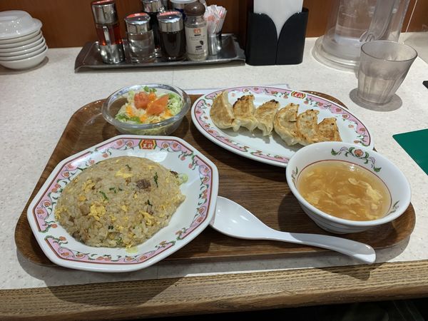 「炒飯セット（958円）」@餃子の王将 新松戸店の写真