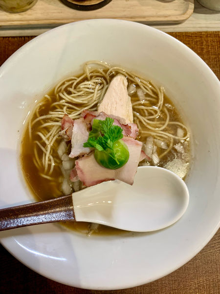 「黄金中華蕎麦」@つくばらーめん 鬼者語 -オニモノガタリ-の写真