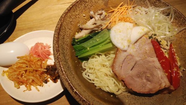 「ゆず塩混ぜそば」@麺工房 風の杜の写真