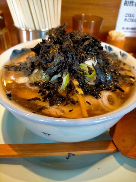 「中華そば＋岩のり」@浅草 生田庵の写真