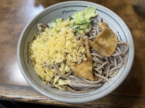 「冷やしたぬきそば (並)680円」@更科の写真