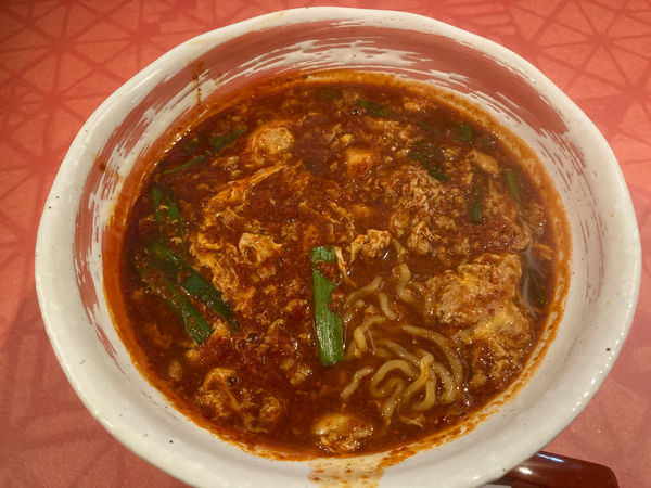 「宮崎辛麺¥850(10辛+¥50)」@宮崎辛麺みやびの写真