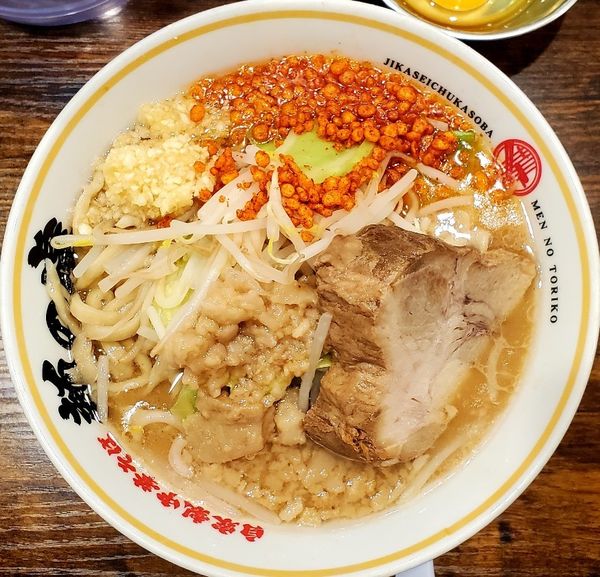 「富士郎(麺200g)」@自家製中華そば 麺の虜の写真