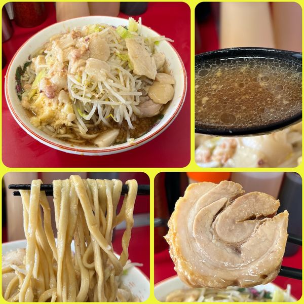 「ラーメン¥780（ニンニクマシ・アブラ）」@ラーメン二郎 湘南藤沢店の写真