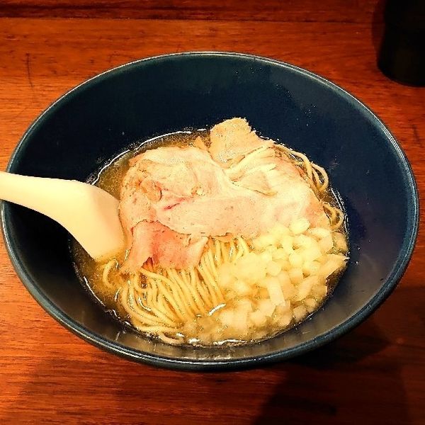「煮干蕎麦+黒酢の和え玉」@麺処 にぼし香 横浜店の写真