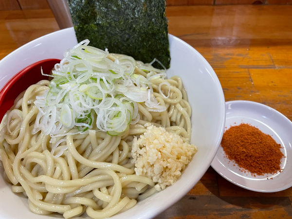 「【期間限定】塩油そば800円、海老辛味50円、ネギ50円」@麺屋 むじゃきの写真