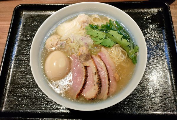 「特製鴨出汁中華蕎麦(塩)」@鴨出汁中華蕎麦 麺屋yoshikiの写真