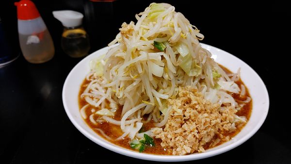 「限定　マー油味噌・ショウガ（ヤサイ）￥１１００」@豚風。の写真